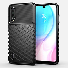 Silicone Candy Rubber TPU Line Soft Case Cover C02 for Xiaomi Mi A3 Black