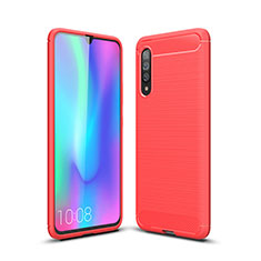Silicone Candy Rubber TPU Line Soft Case Cover C04 for Samsung Galaxy A70S Red