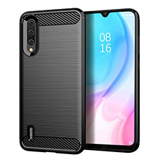 Silicone Candy Rubber TPU Line Soft Case Cover C05 for Xiaomi Mi A3 Black