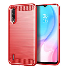 Silicone Candy Rubber TPU Line Soft Case Cover C05 for Xiaomi Mi A3 Red