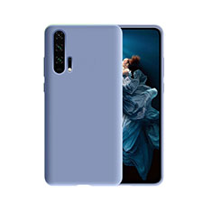 Silicone Candy Rubber TPU Line Soft Case Cover C07 for Huawei Honor 20 Pro Purple
