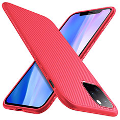 Silicone Candy Rubber TPU Line Soft Case Cover for Apple iPhone 11 Pro Max Red