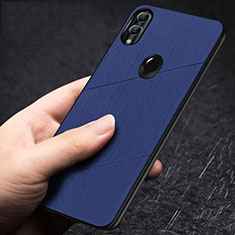 Silicone Candy Rubber TPU Line Soft Case Cover for Huawei Honor 10 Lite Blue
