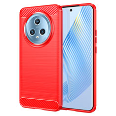 Silicone Candy Rubber TPU Line Soft Case Cover for Huawei Honor Magic5 5G Red
