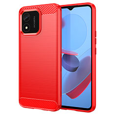 Silicone Candy Rubber TPU Line Soft Case Cover for Huawei Honor X5 Red