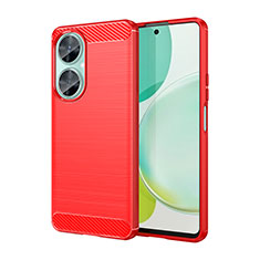 Silicone Candy Rubber TPU Line Soft Case Cover for Huawei Nova 11i Red