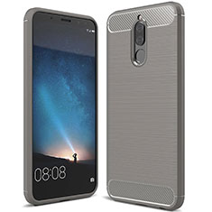Silicone Candy Rubber TPU Line Soft Case Cover for Huawei Nova 2i Gray