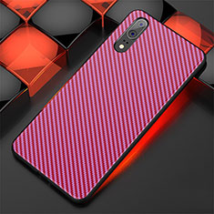 Silicone Candy Rubber TPU Line Soft Case Cover for Huawei P20 Hot Pink