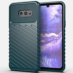 Silicone Candy Rubber TPU Line Soft Case Cover for LG G8X ThinQ Midnight Green