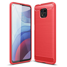 Silicone Candy Rubber TPU Line Soft Case Cover for Motorola Moto G Power (2021) Red
