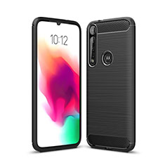 Silicone Candy Rubber TPU Line Soft Case Cover for Motorola Moto G8 Plus Black