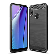 Silicone Candy Rubber TPU Line Soft Case Cover for Samsung Galaxy A10s Black