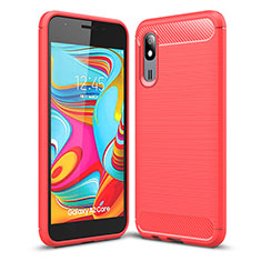 Silicone Candy Rubber TPU Line Soft Case Cover for Samsung Galaxy A2 Core A260F A260G Red