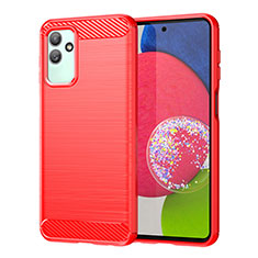 Silicone Candy Rubber TPU Line Soft Case Cover for Samsung Galaxy M13 5G Red