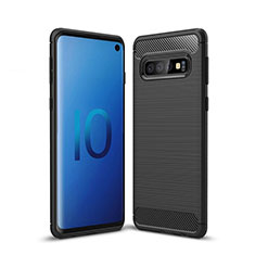 Silicone Candy Rubber TPU Line Soft Case Cover for Samsung Galaxy S10 5G Black