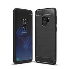 Silicone Candy Rubber TPU Line Soft Case Cover for Samsung Galaxy S9 Black