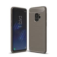 Silicone Candy Rubber TPU Line Soft Case Cover for Samsung Galaxy S9 Gray