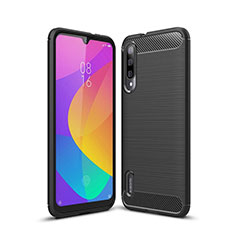 Silicone Candy Rubber TPU Line Soft Case Cover for Xiaomi CC9e Black