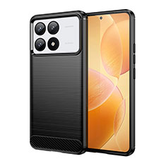 Silicone Candy Rubber TPU Line Soft Case Cover for Xiaomi Redmi K70 Pro 5G Black