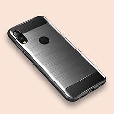 Silicone Candy Rubber TPU Line Soft Case Cover for Xiaomi Redmi Note 7 Pro Silver