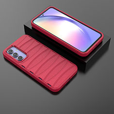 Silicone Candy Rubber TPU Line Soft Case Cover KC1 for Samsung Galaxy Quantum4 5G Red