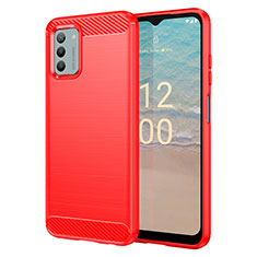 Silicone Candy Rubber TPU Line Soft Case Cover MF1 for Nokia G42 5G Red