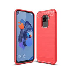Silicone Candy Rubber TPU Line Soft Case Cover S01 for Huawei Mate 30 Lite Red