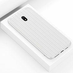 Silicone Candy Rubber TPU Line Soft Case Cover S01 for Xiaomi Redmi 8A White