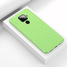 Silicone Candy Rubber TPU Line Soft Case Cover S03 for Huawei Mate 30 Lite Green