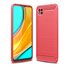 Silicone Candy Rubber TPU Line Soft Case Cover WL1 for Xiaomi Redmi 10A 4G Red