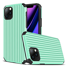 Silicone Candy Rubber TPU Line Soft Case Cover Z01 for Apple iPhone 11 Pro Max Green