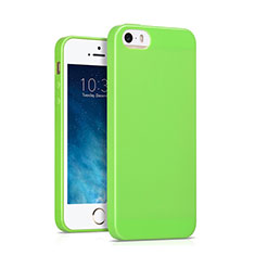 Silicone Candy Rubber TPU Soft Case for Apple iPhone 5S Green