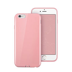 Silicone Candy Rubber TPU Soft Case for Apple iPhone 6 Plus Pink