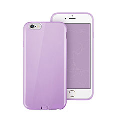 Silicone Candy Rubber TPU Soft Case for Apple iPhone 6S Plus Purple