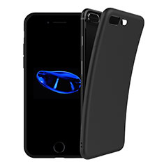 Silicone Candy Rubber TPU Soft Case for Apple iPhone 8 Plus Black