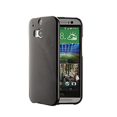 Silicone Candy Rubber TPU Soft Case for HTC One M8 Black