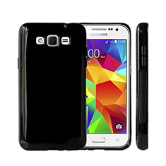 Silicone Candy Rubber TPU Soft Case for Samsung Galaxy Grand 3 G7200 Black