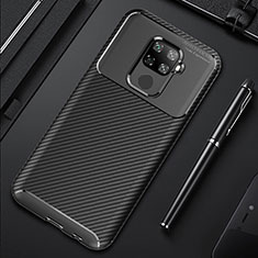Silicone Candy Rubber TPU Twill Soft Case Cover for Huawei Mate 30 Lite Black