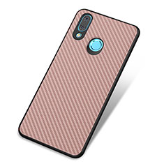 Silicone Candy Rubber TPU Twill Soft Case Cover for Huawei Nova 3 Rose Gold