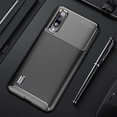 Silicone Candy Rubber TPU Twill Soft Case Cover for Xiaomi CC9e Black