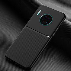 Silicone Candy Rubber TPU Twill Soft Case Cover Y01 for Huawei Mate 30 Pro Black