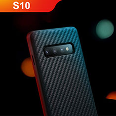 Silicone Candy Rubber TPU Twill Soft Case for Samsung Galaxy S10 5G Black