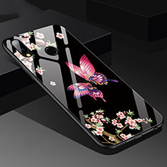 Silicone Frame Butterfly Mirror Case for Huawei P20 Lite Pink