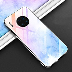 Silicone Frame Fashionable Pattern Mirror Case Cover C01 for Huawei Mate 30 Pro 5G Mixed