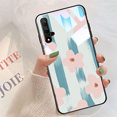 Silicone Frame Fashionable Pattern Mirror Case Cover D01 for Huawei Honor 20 Mixed