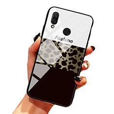 Silicone Frame Fashionable Pattern Mirror Case Cover for Huawei Honor 10 Lite Mixed