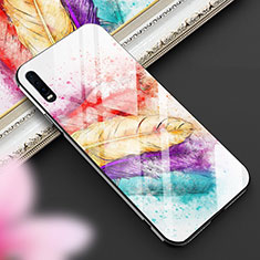 Silicone Frame Fashionable Pattern Mirror Case Cover for Huawei P30 Mixed