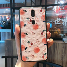 Silicone Frame Fashionable Pattern Mirror Case Cover for Oppo A9 Mixed