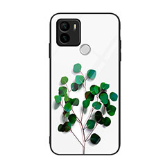 Silicone Frame Fashionable Pattern Mirror Case Cover JM1 for Xiaomi Redmi A1 Plus Green