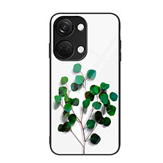 Silicone Frame Fashionable Pattern Mirror Case Cover JM2 for OnePlus Nord 3 5G Green